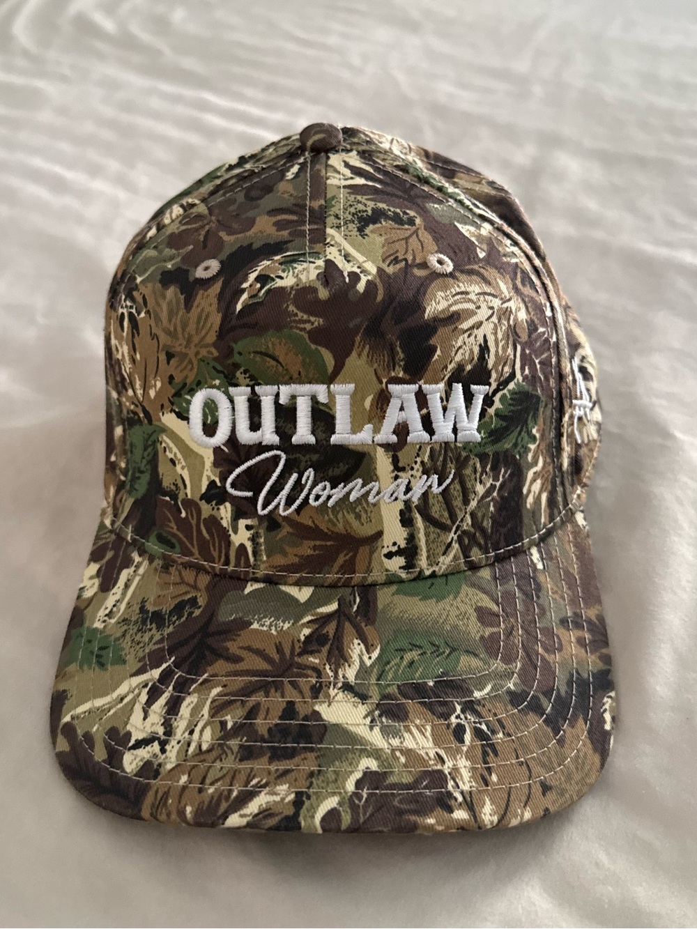 Camo OutLaw Woman Baseball Hat
